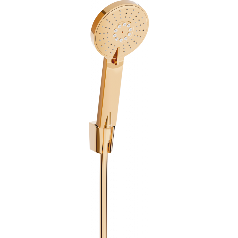 Mexen R-40 fixed shower set, rose gold - 785405052-60