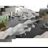 Mexen Kevin 1-compartment granite sink with a drip tray and kitchen mixer tap Savita, Grey - 6517-71-672601-00