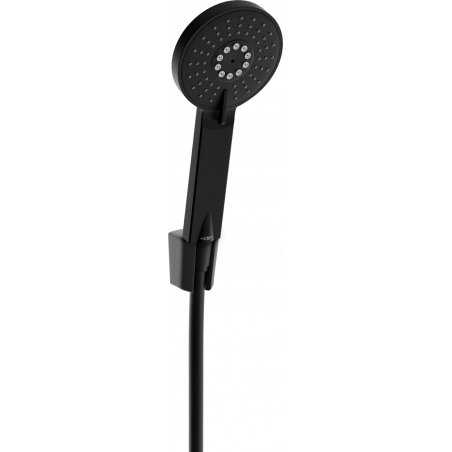 Mexen R-40 point shower set, black - 785405052-70