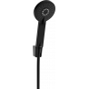 Mexen R-40 point shower set, black - 785405052-70