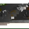 Mexen Kevin 1-compartment granite sink with a drip tray and kitchen mixer tap Savita, Black/Gold metallic - 6517-75-672601-50