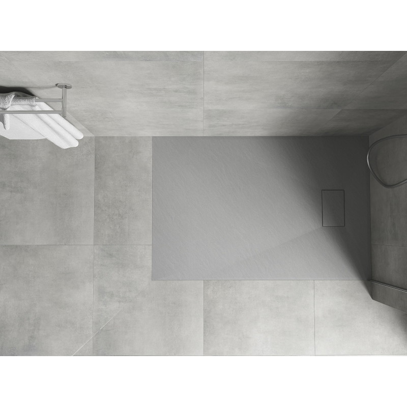 Mexen Hugo rectangular SMC shower tray 120 x 80 cm, gray - 42618012
