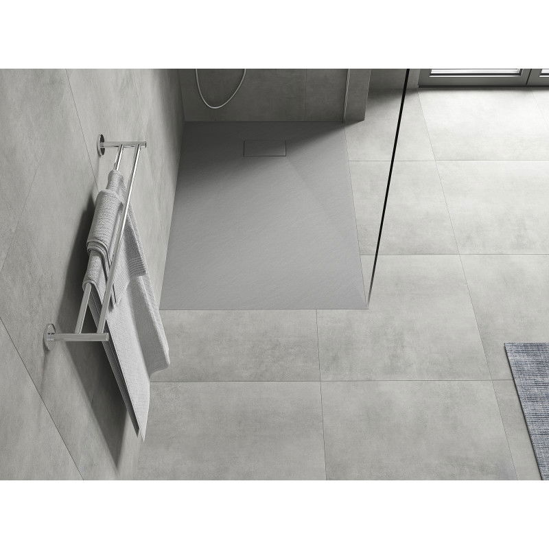 Mexen Hugo rectangular shower tray SMC 100 x 70 cm, grey - 42617010