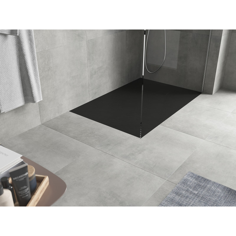 Mexen Hugo SMC Rectangular Shower Tray 130 x 90 cm, Black - 42709013