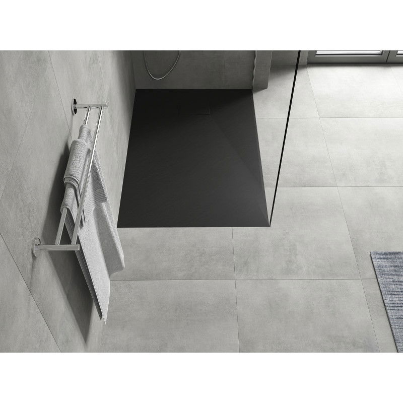 Mexen Hugo Rectangular SMC Shower Tray 120 x 90 cm, Black - 42709012
