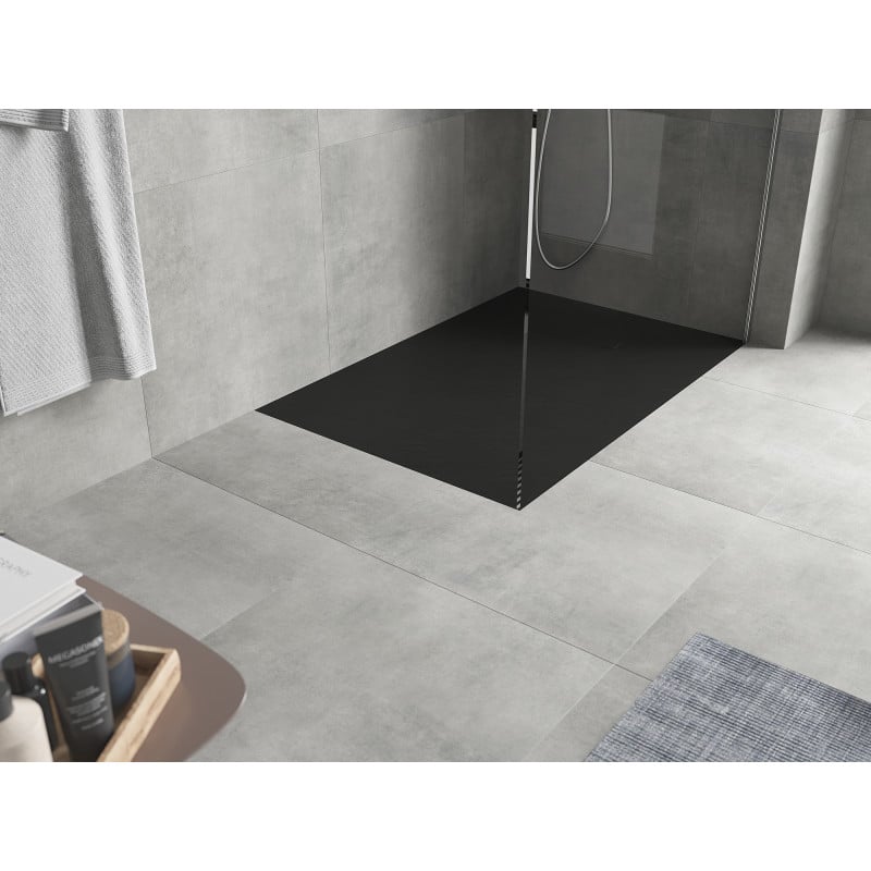 Mexen Hugo Rectangular SMC Shower Tray 120 x 90 cm, Black - 42709012