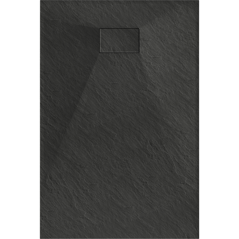 Mexen Hugo rectangular SMC shower tray 100 x 90 cm, black - 42709010