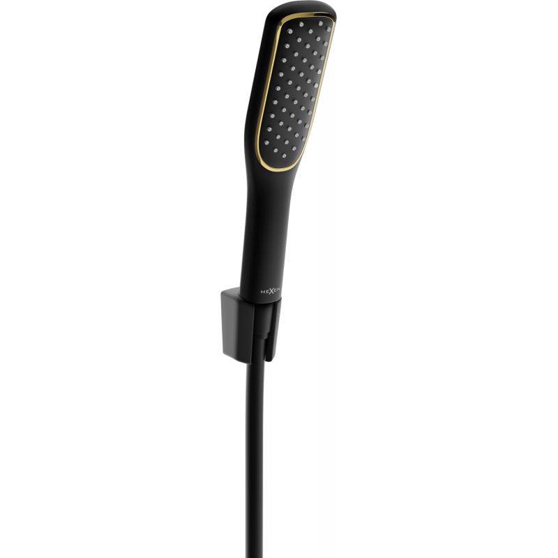 Mexen R-49 point shower set, black/gold - 785495052-75