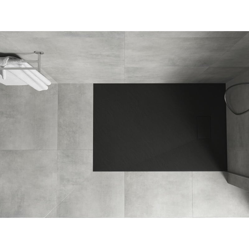 Mexen Hugo rectangular shower tray SMC 110 x 70 cm, black - 42707011