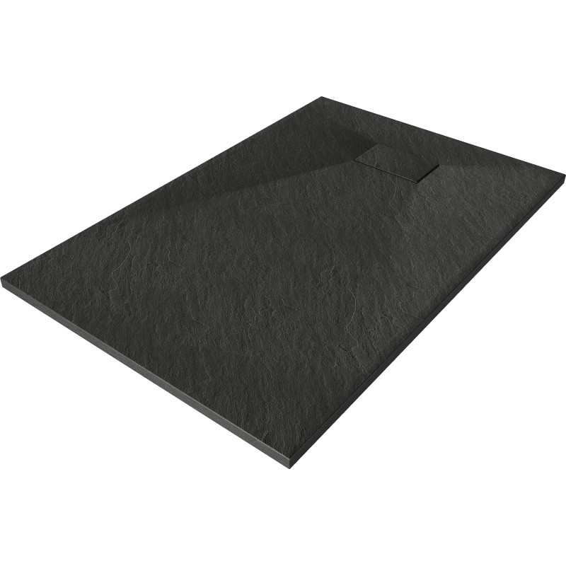 Mexen Hugo rectangular SMC shower tray 90 x 70 cm, black - 42707090