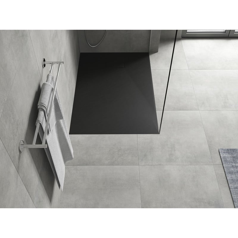Mexen Hugo rectangular shower tray SMC 90 x 70 cm, black - 42707090