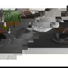 Mexen Kevin 1-compartment granite sink with a drip tray and kitchen mixer tap Savita, Black - 6517-77-672601-70-B