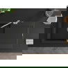 Mexen Leo 1-compartment granite sink with a drip tray and kitchen mixer tap Carla, Black - 6501-77-670700-00