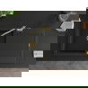 Mexen Leo 1-compartment granite sink with a drip tray and kitchen mixer tap Carla, Black - 6501-77-670700-50
