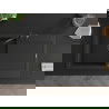Mexen Leo 1-compartment granite sink with a drip tray and kitchen mixer tap Carla, Black - 6501-77-670700-70-B