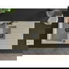 Mexen Matias 1.5-compartment granite sink with a drip tray and kitchen mixer tap Carla, Beige - 6502-69-670700-70