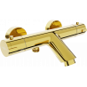 Mexen Kai thermostatic bathtub mixer tap, Gold - 77300-50