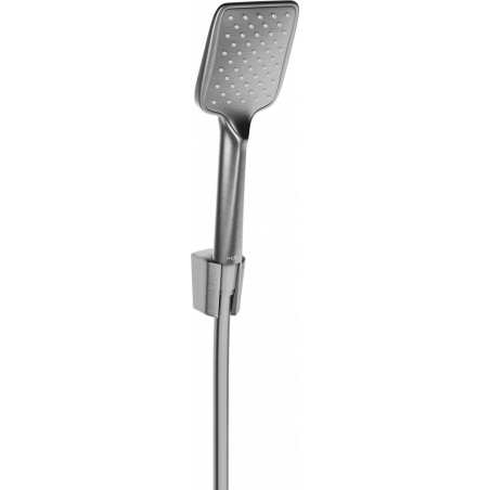 Mexen R-62 point shower set, brushed gun gray - 785625052-66