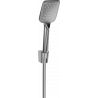 Mexen R-62 point shower set, brushed gun gray - 785625052-66