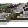 Mexen Mario 2-compartment granite sink with a kitchen mixer tap Carla, Beige - 6504-69-670700-50