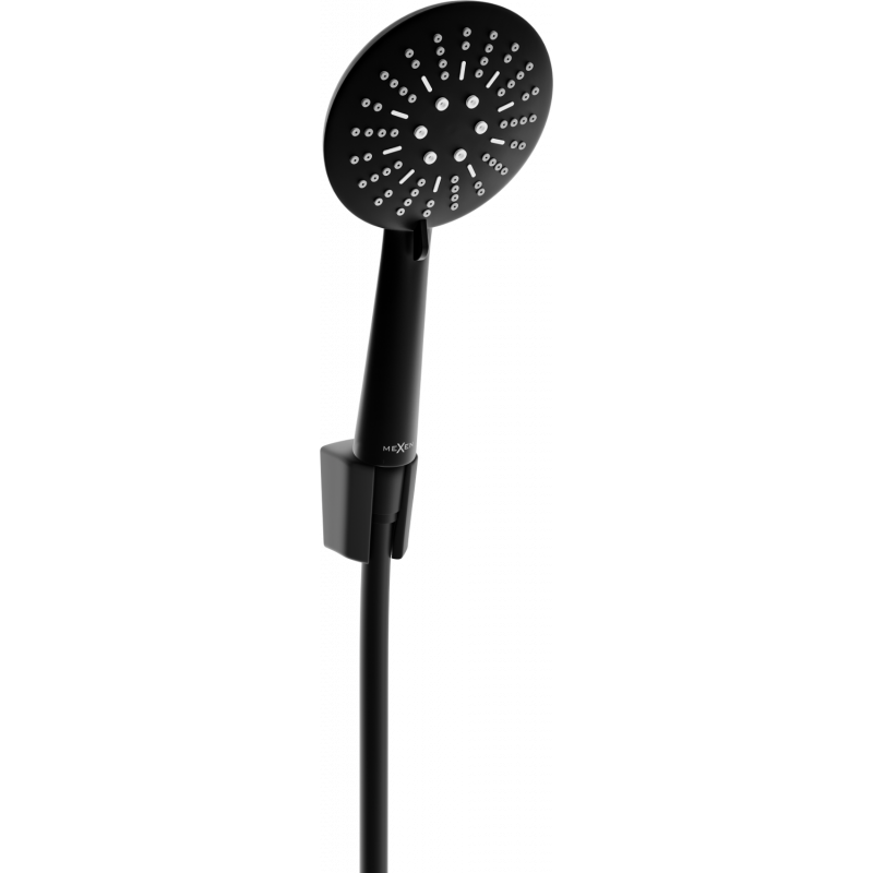 Mexen R-67 point shower set, black - 785675052-70