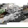 Mexen Mario 2-compartment granite sink with a kitchen mixer tap Carla, Black/Silver metallic - 6504-73-670700-70