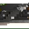 Mexen Mario 2-compartment granite sink with a kitchen mixer tap Carla, Black/Gold metallic - 6504-75-670700-00