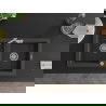 Mexen Mario 2-compartment granite sink with a kitchen mixer tap Carla, spotted black - 6504-76-670700-00