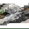 Mexen Mario 2-compartment granite sink with a kitchen mixer tap Carla, spotted black - 6504-76-670700-70