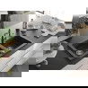 Mexen Mario 2-compartment granite sink with a kitchen mixer tap Carla, spotted black - 6504-76-670700-76