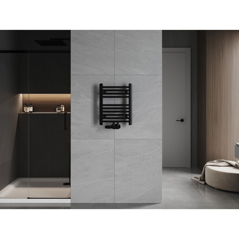 Mexen Ares bathroom radiator 500 x 400 mm, 179 W, black - W102-0500-400-00-70