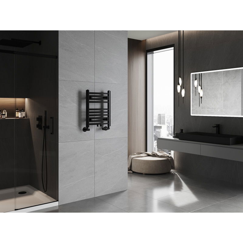 Mexen Ares bathroom radiator 500 x 400 mm, 179 W, black - W102-0500-400-00-70