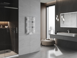 Mexen Ares bathroom radiator 700 x 400 mm, 240 W, White - W102-0700-400-00-20