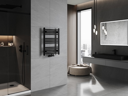 Mexen Ares bathroom radiator 700 x 500 mm, 286 W, Black - W102-0700-500-00-70
