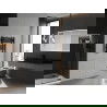 Mexen Ares bathroom radiator 700 x 500 mm, 286 W, Black - W102-0700-500-00-70