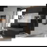 Mexen Ares bathroom radiator 900 x 400 mm, 312 W, Black - W102-0900-400-00-70
