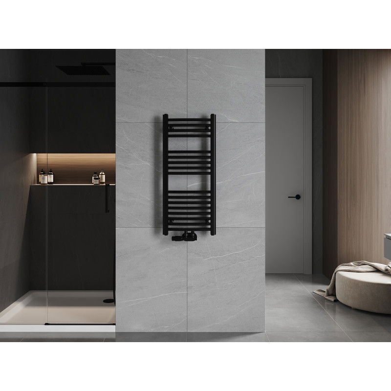 Mexen Ares Bathroom Radiator 900 x 400 mm, 312 W, Black - W102-0900-400-00-70