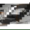 Mexen Ares bathroom radiator 900 x 400 mm, 312 W, Black - W102-0900-400-00-70