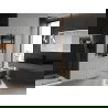 Mexen Ares bathroom radiator 900 x 500 mm, 372 W, Black - W102-0900-500-00-70