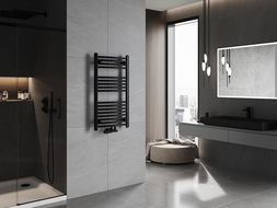 Mexen Ares bathroom radiator 900 x 500 mm, 372 W, Black - W102-0900-500-00-70