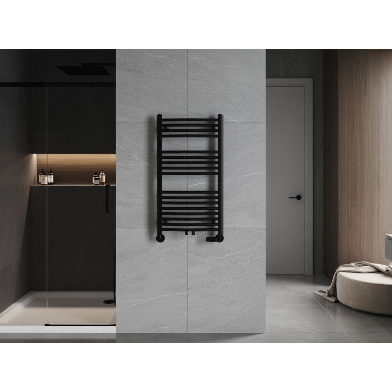 Mexen Ares bathroom radiator 900 x 500 mm, 372 W, black - W102-0900-500-00-70