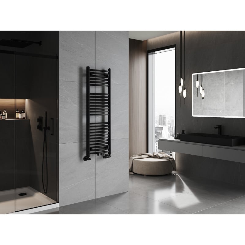 Mexen Ares bathroom radiator 1200 x 400 mm, 442 W, black - W102-1200-400-00-70