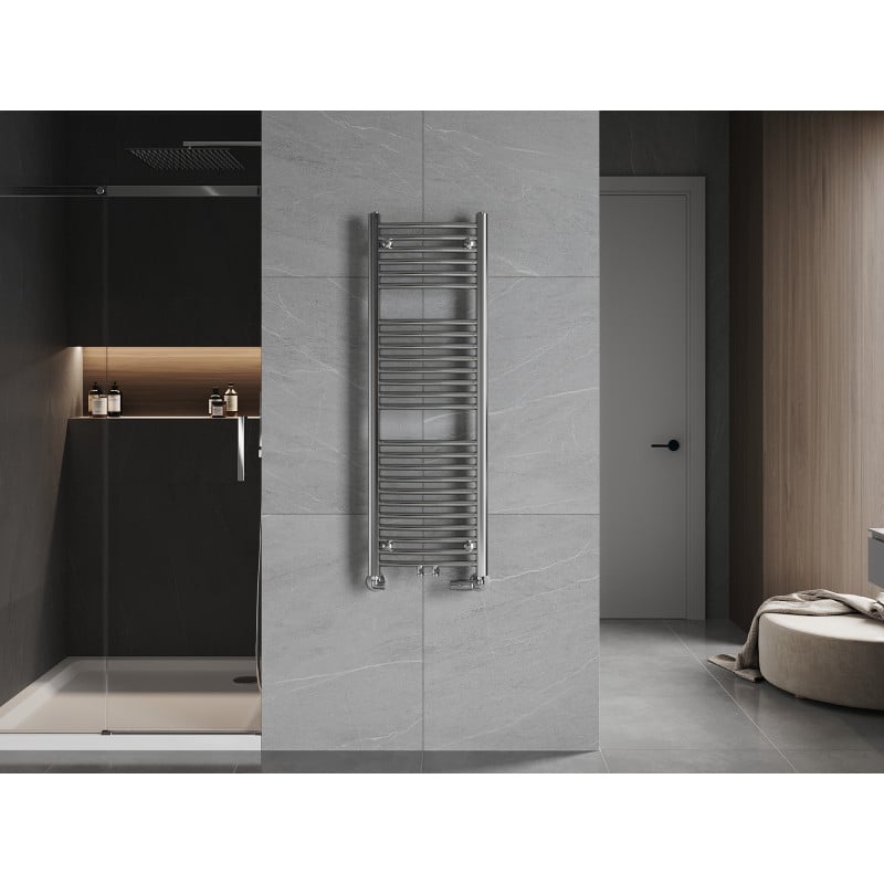 Mexen Ares bathroom radiator 1200 x 500 mm, 420 W, chrome - W102-1200-500-00-01