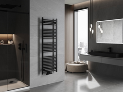 Mexen Ares bathroom radiator 1500 x 500 mm, 630 W, Black - W102-1500-500-00-70