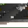 Mexen Milo 1-compartment granite sink with a kitchen mixer tap Carla, Black/Gold metallic - 6505-75-670700-70