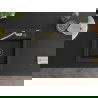 Mexen Vito 1-compartment granite sink with a kitchen mixer tap Carla, Black/Gold metallic - 6503-75-670700-50-B