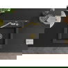 Mexen Vito 1-compartment granite sink with a kitchen mixer tap Carla, spotted black - 6503-76-670700-50