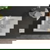 Mexen Pablo 1-compartment granite sink with a drip tray and kitchen mixer tap Carla, White - 6510-20-670700-20