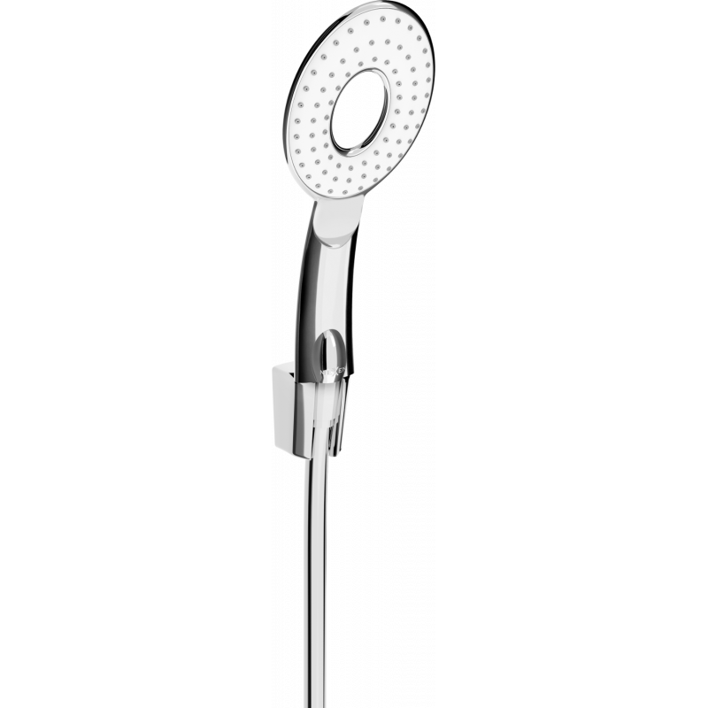 Mexen R-73 spot shower set, Chrome/White - 785735052-02