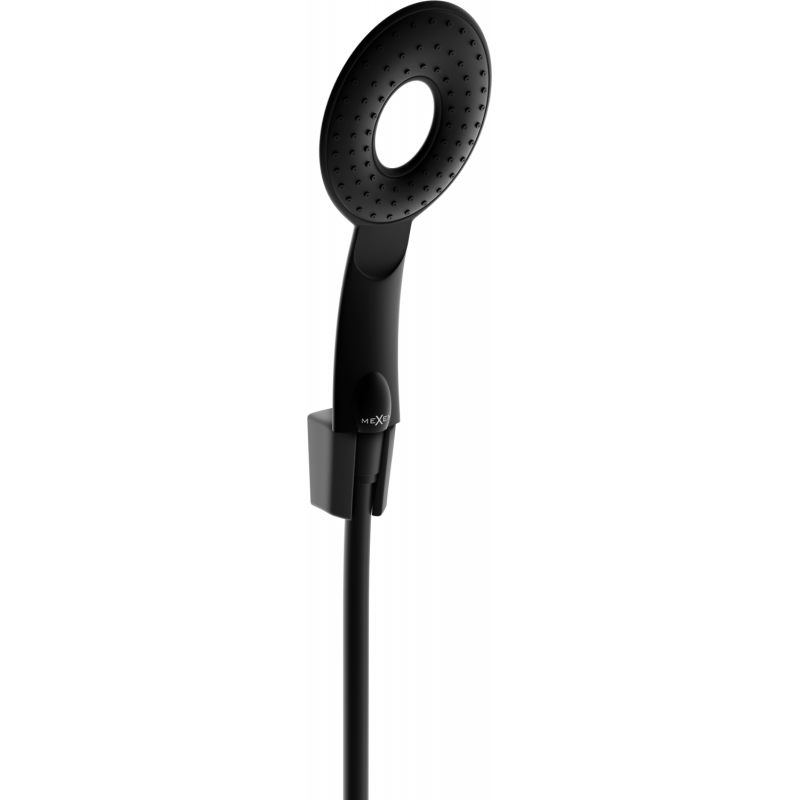 Mexen R-73 fixed shower set, black - 785735052-70